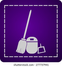 icon of equipmebt for cleaning