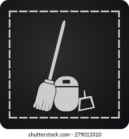 icon of equipmebt for cleaning
