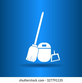 icon of equipmebt for cleaning