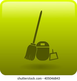 icon of equipmebt for cleaning