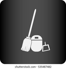 icon of equipmebt for cleaning