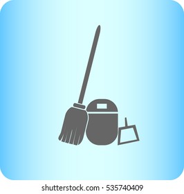icon of equipmebt for cleaning