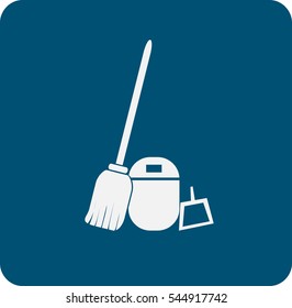 icon of equipmebt for cleaning