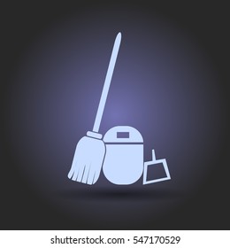 icon of equipmebt for cleaning