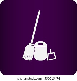 icon of equipmebt for cleaning