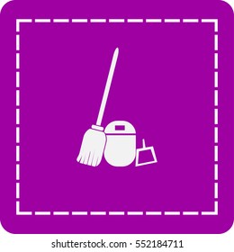 icon of equipmebt for cleaning