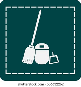 icon of equipmebt for cleaning