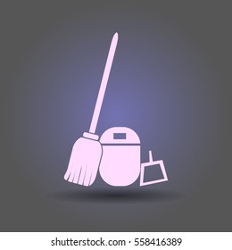 icon of equipmebt for cleaning