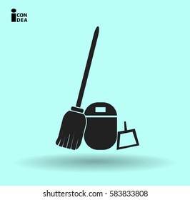 icon of equipmebt for cleaning