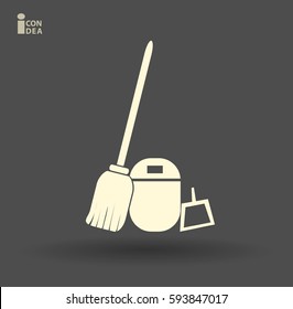icon of equipmebt for cleaning