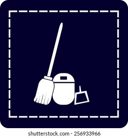 icon of equipment for cleaning