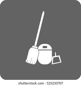 icon of equipment for cleaning