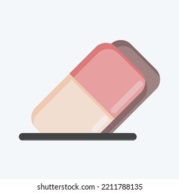 Icon Eraser. suitable for Paint Art Tools symbol. flat style. simple design editable. design template vector. simple illustration