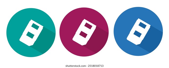 Icon for eraser vector illustration in flat.