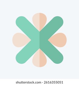 Icon Error. related to Exclamation symbol. flat style. design editable