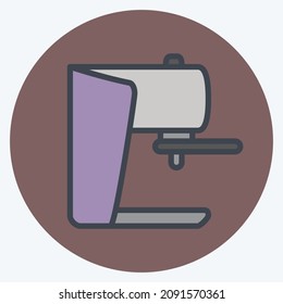 Icon Espresso Machine - Color Mate Style - Simple illustration,Editable stroke,Design template vector, Good for prints, posters, advertisements, announcements, info graphics, etc.