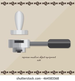 icon espresso machine equipment side