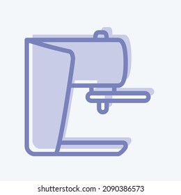 Icon Espresso Machine - Two Tone Style - Simple illustration,Editable stroke,Design template vector, Good for prints, posters, advertisements, announcements, info graphics, etc.