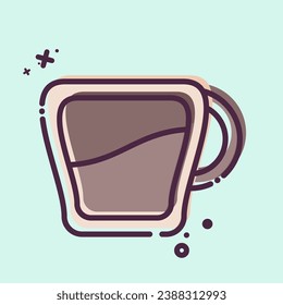 Icon Espresso. related to Coffee symbol. MBE style. simple design editable. simple illustration