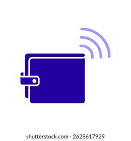 Icon a e-wallet, isolated against a clean background.