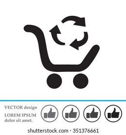 icon exchange of goods