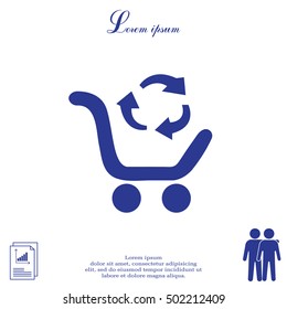 icon exchange of goods