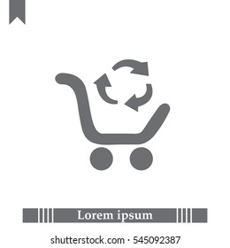 icon exchange of goods