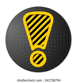 icon with exclamation mark