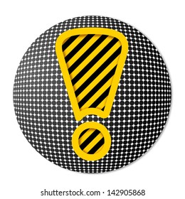 icon with exclamation mark