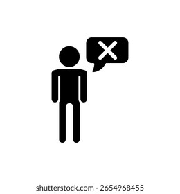 Icon a exclude, isolated against a clean background.

