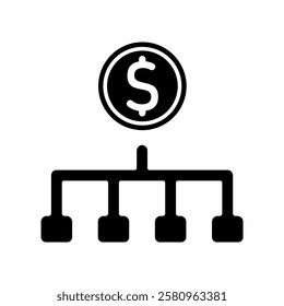 Icon a EXPENSE, isolated against a clean background.