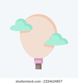 Icon Explore. related to Art and Media symbol. flat style. simple design editable