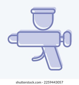 Icon Exterior. related to Car Service symbol. Two Tone Style. repairin. engine. simple illustration