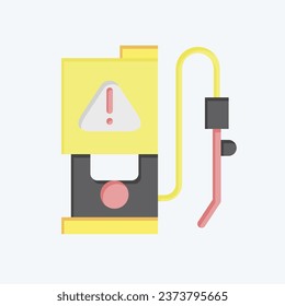 Icon Exterminator. related to Poison symbol. flat style. simple design editable. simple illustration