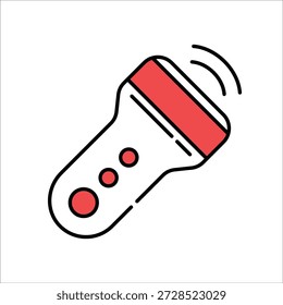 Gráfico de iconos de ojos con letras Dual Tone Style