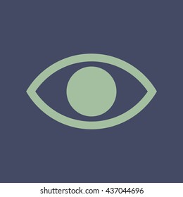 Icon of Eye . Eps-10.