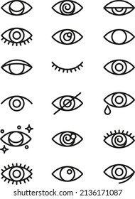 icon eye look see look vision emotion sign