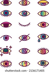 icon eye look see look vision emotion sign