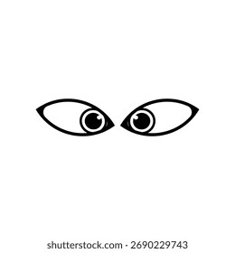 Icono de un ojo mirando hacia adelante