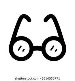 Icon of eyeglasses symbolizing vision, eye care, and optometry services