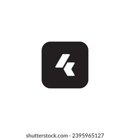 icon f modern, simple, abstract