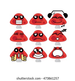 icon face mushroom 