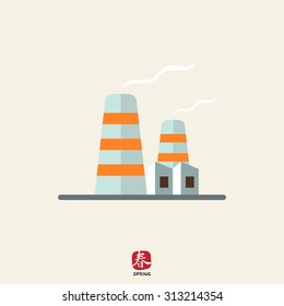 Icon of factory building 