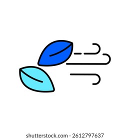 Icon a fall, isolated against a clean background.