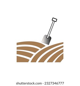 icon farmer tool template design