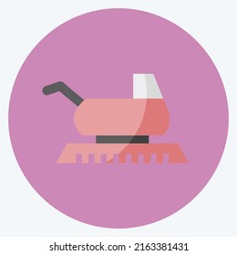 Icon Farming. suitable for Garden symbol. flat style. simple design editable. design template vector. simple symbol illustration