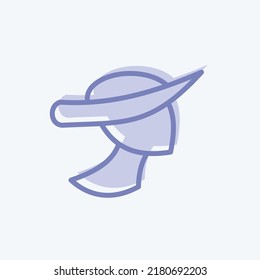 Icon Fashion Photography. suitable for Art symbol. two tone style. simple design editable. design template vector. simple illustration