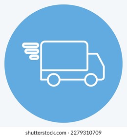 Icon Fast Delivery. related to Black Friday symbol. shopping. simple illustration