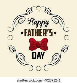 Icon of Fathers day design, vector illustration