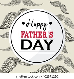 Icon of Fathers day design, vector illustration